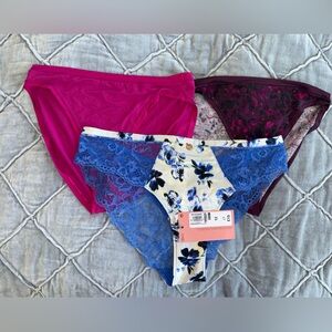 THREE Marks And Spencer’s Ladies bikini briefs. FLEXFIT Size UK 12 US 8
